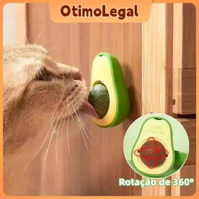 Foto do anúncio: Abacate De Brinquedo Para Gatos Com Catnip Erva Gato Natural Otimolegal
