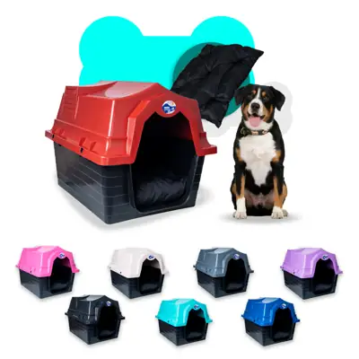 Foto do anúncio: Casa Casinha Para Cachorro Pet N5 Com Colchonete - Unishop