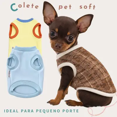 Foto do anúncio: Roupa cachorro filhote pequeno porte pinscher 0 inverno quente soft