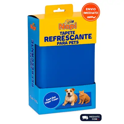 Foto do anúncio: Tapete Gelado Pets Calor Refrescante Impermeável Resistente