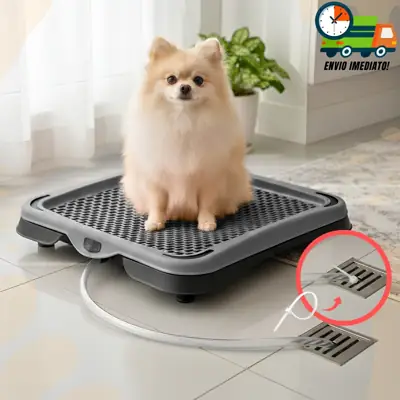 Foto do anúncio: Banheiro Sanitário Com Dreno e Mangueira Lavável Para Cães Tapete