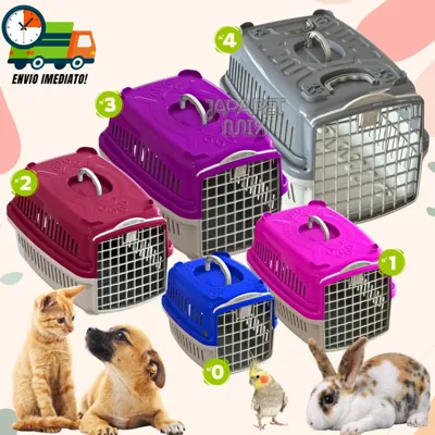Foto do anúncio: Caixa de Transporte Para Pets Cães e Gatos Filhotes Pequeno Médio e Grandes nº0 até nº04