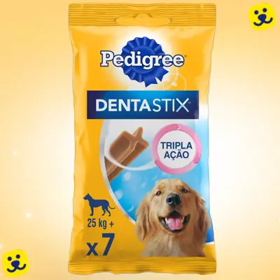 Foto do anúncio: Pedigree Dentastix Cães Adultos Raça Grande 7 unidades 270g Petisco