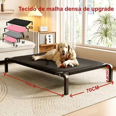 Foto do anúncio: Cama pet impermeável Suspensa Elevada Portátil Respirável E Confortável