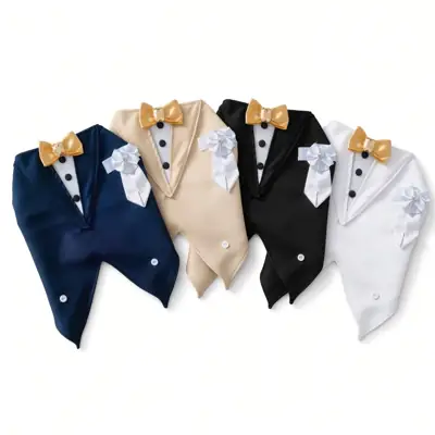 Foto do anúncio: Roupa Pet, Fantasia Terno Casamento pet, Cachorro e Gato