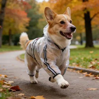 Foto do anúncio: Capa de chuva à prova de vento e impermeável para cães,cobrindo