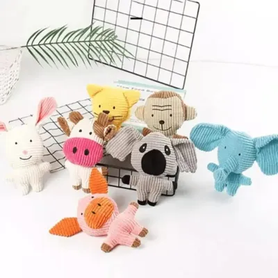 Foto do anúncio: Brinquedo de Pelúcia Pet com Som Mordedor Interativo Diversos Animais Fofos para Cachorro e Gato Alívio do Estresse