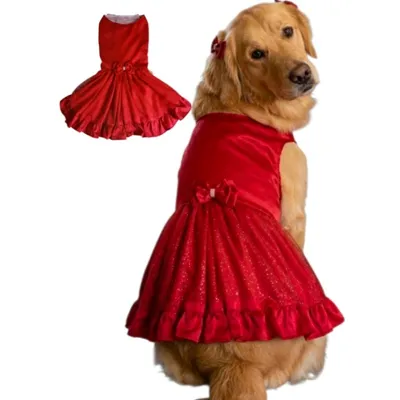 Foto do anúncio: Roupas pet Vestido para médio e grande porte Goldens a Pitbulls