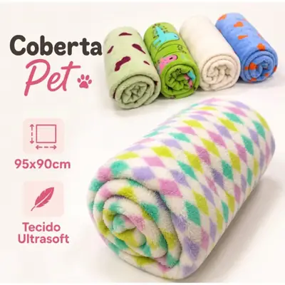 Foto do anúncio: Cobertor PET 95X90CM - Coberta para Cachorros, Gatos, Cães - Manta