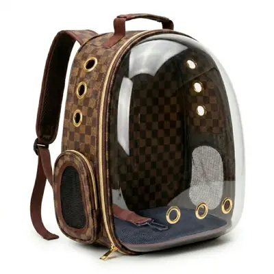 Foto do anúncio: Bolsa Mochila Pet Courino Visor Panorâmico Astronauta para Cães e Gatos