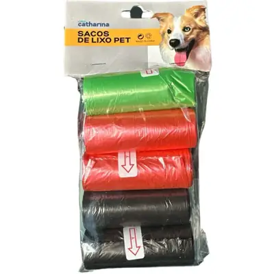 Foto do anúncio: Kit 10 Rolinhos C/ 15 Sacos De Lixo Coco Pet Gato E Cachorro refil 150