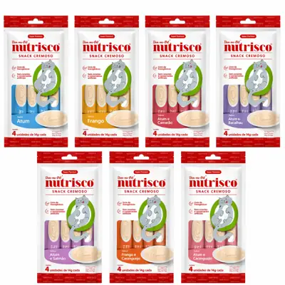 Foto do anúncio: Petisco Purê Nutrisco diversos sabores (pack com 4 unidades ) P/ Cães
