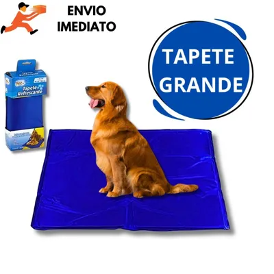 Foto do anúncio: Tapete Gelado Refrescante Para Pet Cachorro Gato Grande 50x90 Durável