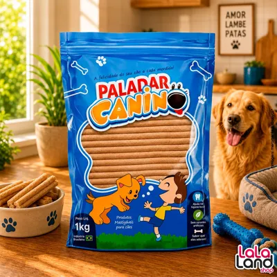 Foto do anúncio: Palito Petisco Osso Snack Para Cachorro Paladar Canino Sabor Carne Palitinho Adestramento Cães 1KG