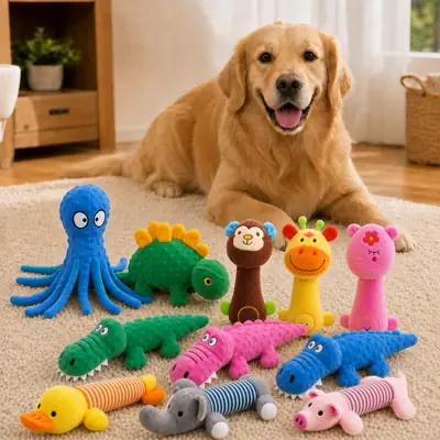 Foto do anúncio: Brinquedo De Pelúcia Mordedor Interativo Para Cães Durável Desenho