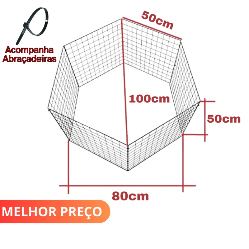 Foto do anúncio: Cercado com 50cmx50cm em 6 placas Canil Garde Para Cães Cachorro