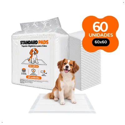 Foto do anúncio: Tapete Higiênico Cachorro 30Unidades 60x60 Atrativo Canino Gel Absorvente Fralda Manta Pet Cão Dog Cães Fita Odor
