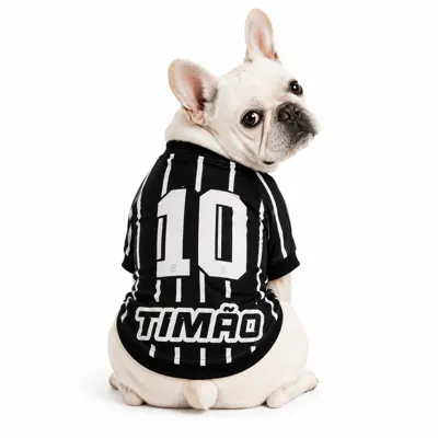 Foto do anúncio: Camisa Pet Time premium Roupa de Futebol para Cachorros e gatos