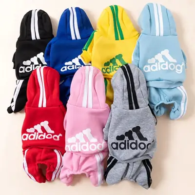 Foto do anúncio: Macacão Para Cães Pequenos Gato Adidog Winter Dog Clothes for Medium Dogs Warm Hoodies Sweatshirt Chihuahua