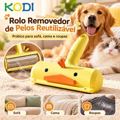 Foto do anúncio: Rolo Removedor de Pelos Reutilizável para Cachorro e Gato Uso em Sofá