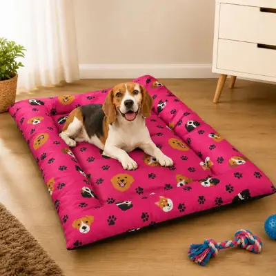 Foto do anúncio: Cama de Cachorro G Colchonete Pet 95x65cm Caminha Cachorro e Gato