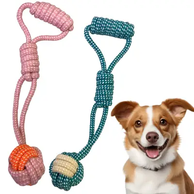 Foto do anúncio: Brinquedo Corda Resistente Para Cachorro Mordedor Puxador Pet Brincadeira Exercício LR-0238