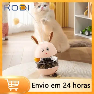 Foto do anúncio: Comedouro Brinquedo Interativo Para Pets Porta Petisco Dispenser Reduz