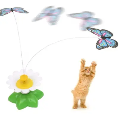 Foto do anúncio: Brinquedo Rotativa Elétrica Borboleta Voadora Para Pet Gato