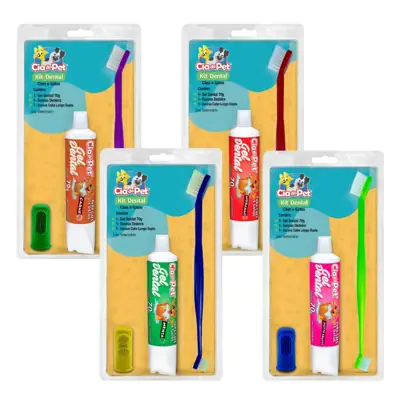 Foto do anúncio: Kit Dental para Cães e Gatos Cia do Pet para Higiene Bucal