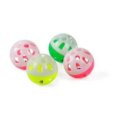 Foto do anúncio: Bolinha Com Guizo Brinquedo Para Gato Colorido