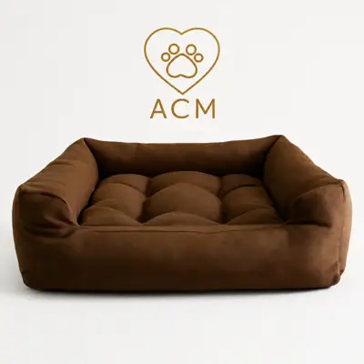 Foto do anúncio: Cama Pet (P/M/G) Premium em Suede - Para Cachorro e Gato - Confortável