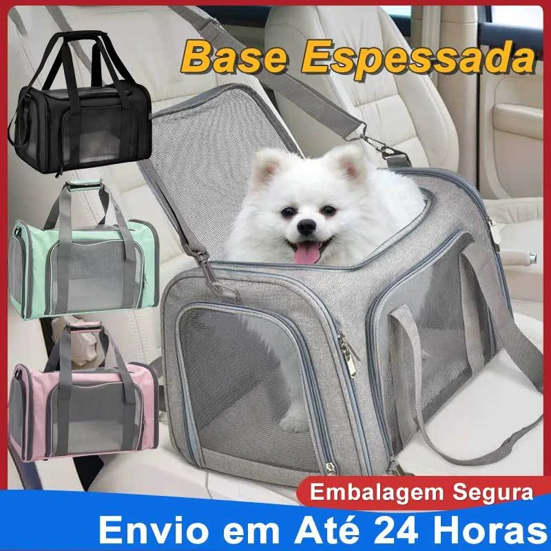 Foto do anúncio: Bolsa Transporte Cães E Gatos Mochila Avião Viagem Mala Alta