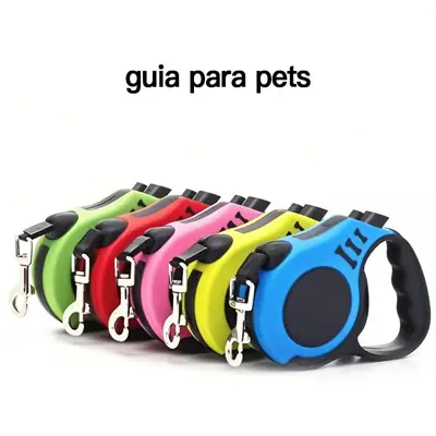 Foto do anúncio: Guia Retrátil Para Pets 3m ou 5m Coleira Automática Cachorro Pequeno