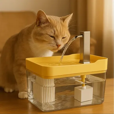 Foto do anúncio: FONTE AUTOMÁTICA PARA GATOS COM FILTRO 1.5LIBOMBASILENCIOSA