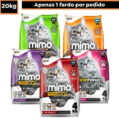 Foto do anúncio: Kit 5 Granulado de Argila Higiênica de Gato Forma Torrões Areia