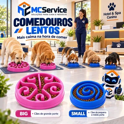 Foto do anúncio: Comedouro Lento para Cachorro e Gato Comedouro Educativo