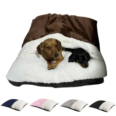 Foto do anúncio: Caminha de Cachorro Cama Pet Saquinho de Dormir Para Gato Pele