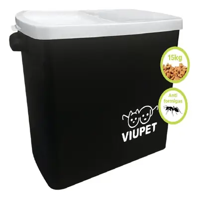 Foto do anúncio: Porta Ração 15 Kg Viu Pet Conserva E Protege Dispenser Para Guardar
