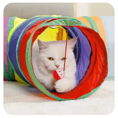 Foto do anúncio: Brinquedo Para Pets Túnel Labirinto Para Gatos Cães Colorido