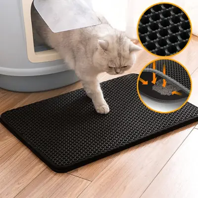 Foto do anúncio: Tapete para Areia de Gato de Duas Camadas! Camada Inferior