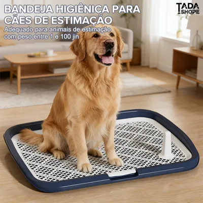 Foto do anúncio: Tapete Higiênico para Cachorro Reutilizável com Grade, Banheiro Pet para Filhotes e Cães