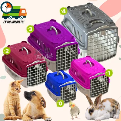 Foto do anúncio: Caixa de Transporte Para Cães e Gatos Filhotes Pequeno Médio e Grandes nº0 até nº04 Promoção