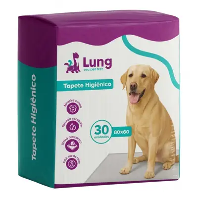 Foto do anúncio: Tapete Higiênico Fralda Absorvente 80X60cm 30 Unidades Econômico p/ Cachorro Pet Envio Imediato