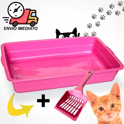 Foto do anúncio: Caixa de Areia Para Gatos Bandeja Higiênica Areia de Gato Média