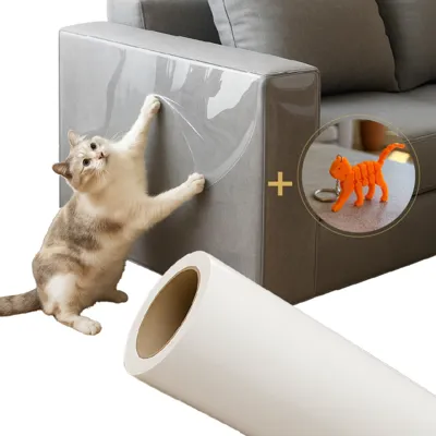 Foto do anúncio: Protetor De Sofá Móveis Adesivo Gatos Pets Anti-arranhão Arranhador Transparente 30X300cm