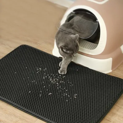 Foto do anúncio: Tapete Higiênico EVA Coletor de Areia Para Gato Lavável Dupla Camada