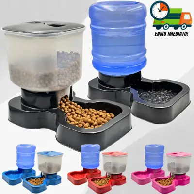 Foto do anúncio: Kit Comedouro e Bebedouro para Cachorro Cães e Gatos Automático 10LTS