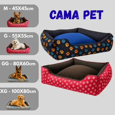 Foto do anúncio: Cama Para Cachorro Casinha Caminha Pet Grande Colchonete Impermeável