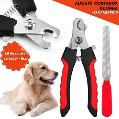 Foto do anúncio: Alicate de Unha Pet com Lixa - Corte e Precisão para Cães e Gatos - MN