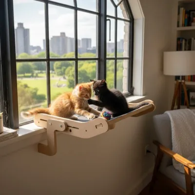 Foto do anúncio: Cama Suspensa Para Gato REsistente Pet Para Janela Segura Moderno